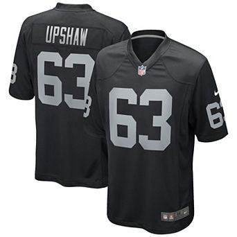 Men's Nike Gene Upshaw Black Las Vegas Raiders Game Retired Player Jersey