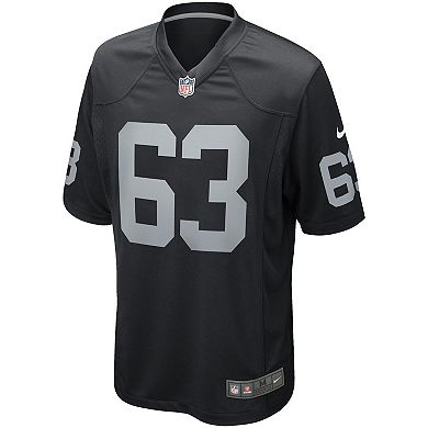 Men's Nike Gene Upshaw Black Las Vegas Raiders Game Retired Player Jersey