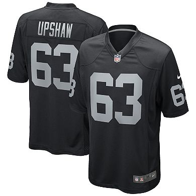 Men's Nike Gene Upshaw Black Las Vegas Raiders Game Retired Player Jersey