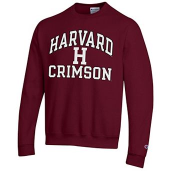 Men's Champion Crimson Harvard Crimson High Motor Pullover Sweatshirt