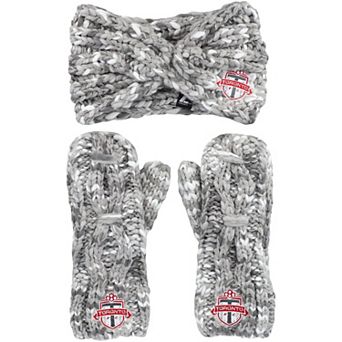 Women's ZooZatz Toronto FC Marled Headband and Mittens Set