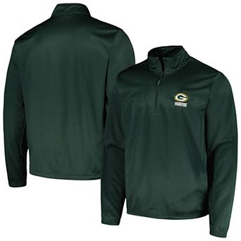 Men's Dunbrooke Green Green Bay Packers All-Star Tech Quarter-Zip Top