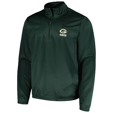 Men's Dunbrooke Green Green Bay Packers All-Star Tech Quarter-Zip Top