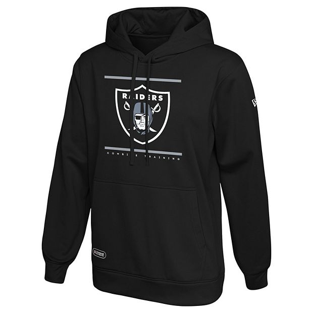 Las Vegas Raiders New Era Combine Authentic Split Defense Pullover Hoodie -  Black