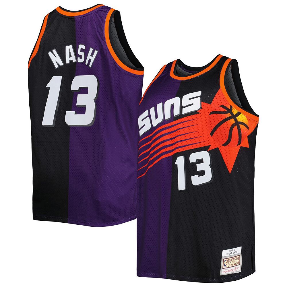 Men's Mitchell & Ness Steve Nash Purple/Black Phoenix Suns Big