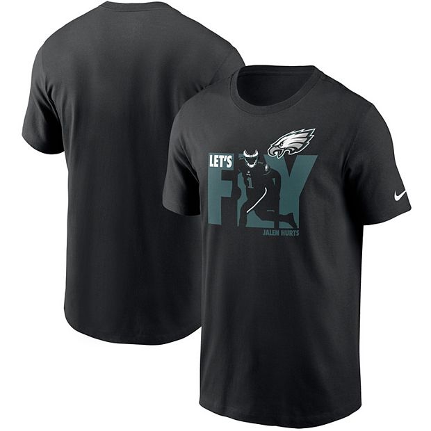 Men's Nike Jalen Hurts Black Philadelphia Eagles Player Graphic T