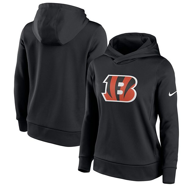 Nike / Women's Cincinnati Bengals Logo Therma-FIT Black Hoodie