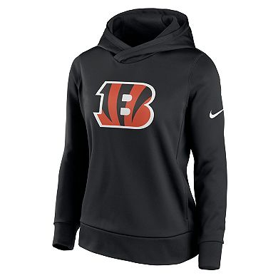 Women's Nike Black Cincinnati Bengals Team Performance Pullover Hoodie