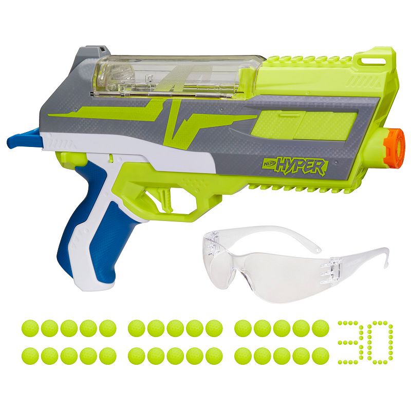 Nerf Hyper Impulse-40, Spring Open Hopper.