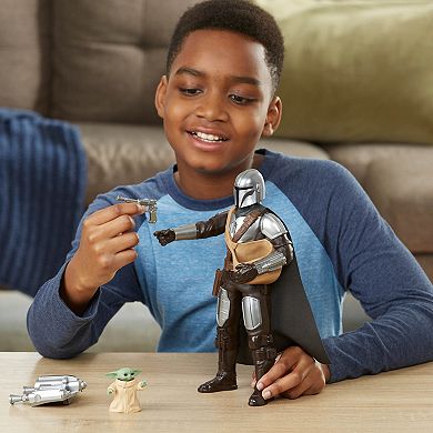 Star Wars Galactic Action The Mandalorian & Grogu Interactive Electronic Figures by Hasbro