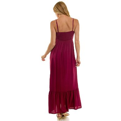 Juniors' Lily Rose Tiered Maxi Dress