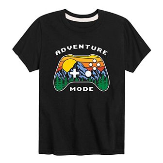 Boys 8-20 Adventure Mode Game Controller Graphic Tee