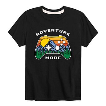 Boys 8-20 Adventure Mode Game Controller Graphic Tee