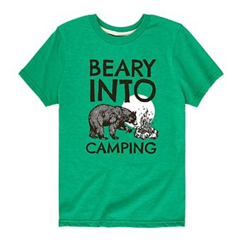 Boys 8-20 Beary Into Camping Graphic Tee