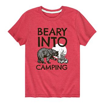 Boys 8-20 Beary Into Camping Graphic Tee