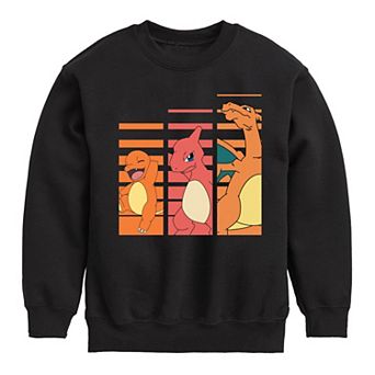 Boys 8-20 Pok'emon Charmander Evolution Crew Fleece Sweatshirt