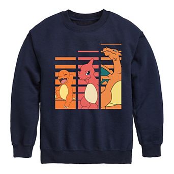 Boys 8-20 Pok'emon Charmander Evolution Crew Fleece Sweatshirt