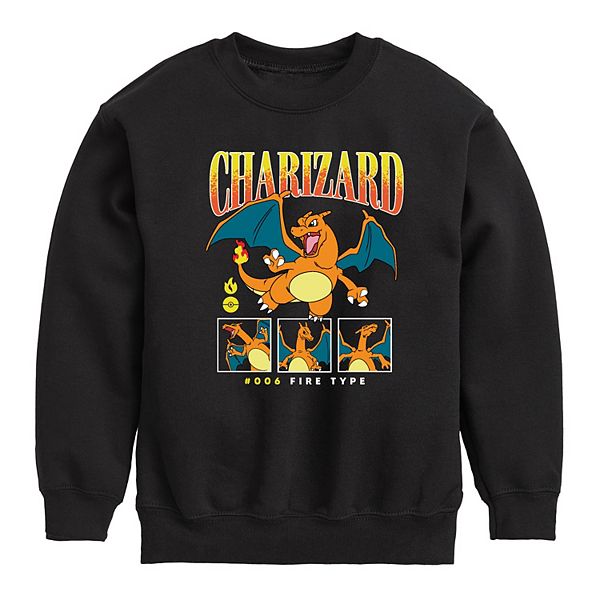 Boys 8-20 Pokemon Charizard Graphic Fleece Sweatshirt