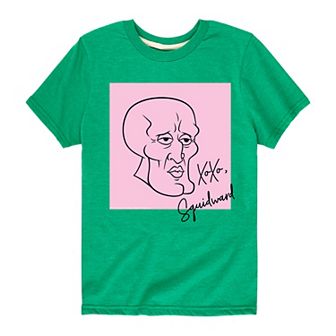 Boys 8-20 SpongeBob XOXO Squidward Graphic Tee