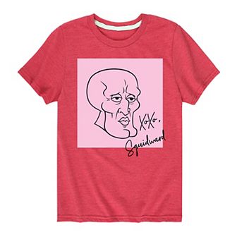Boys 8-20 SpongeBob XOXO Squidward Graphic Tee