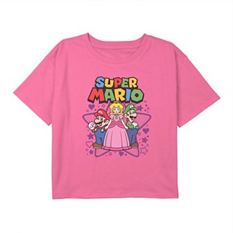 Girls 7-16 Nintendo Super Mario Bros Super Stars Tee