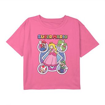 Girls 7-16 Nintendo Super Mario Bros Princess Toadstool Tee