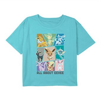 Girls 7-16 Pokémon All About Eevee Evolutions Tee