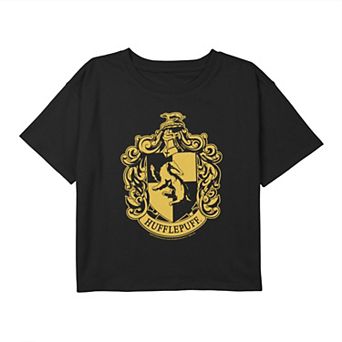 Girls 7-16 Harry Potter Hufflepuff Simple House Crest Tee