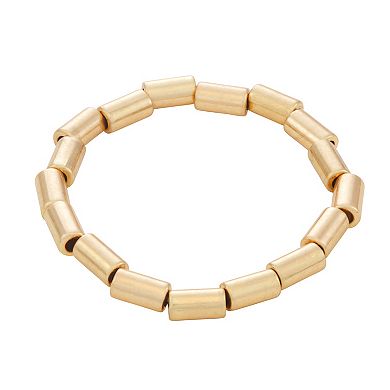 Sonoma Goods For Life® Gold Tone Mixed Media 5-Piece Beaded Stretch Bracelets Set