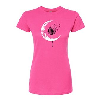 Juniors' Dandelion Moon Fitted Tee