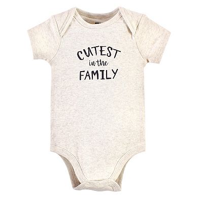 Hudson Baby Infant Boy Cotton Bodysuits, Rad Like Dad