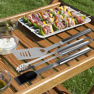 Home Complete 16-pc. BBQ Grill Accessories Set with Aluminum Case