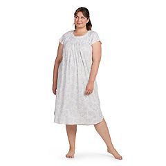 Women's Plus Size Nightgown Sleepwear Lace Cap Sleeve Sleep Dress V Neck  Nightwear Loungewear