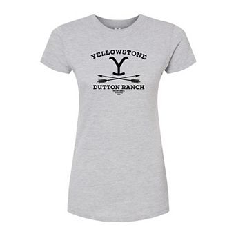 Juniors' Yellowstone Dutton Arrows Fitted Tee