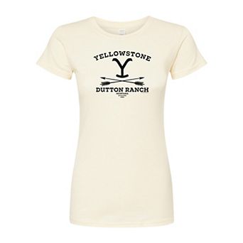 Juniors' Yellowstone Dutton Arrows Fitted Tee