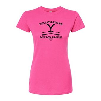 Juniors' Yellowstone Dutton Arrows Fitted Tee