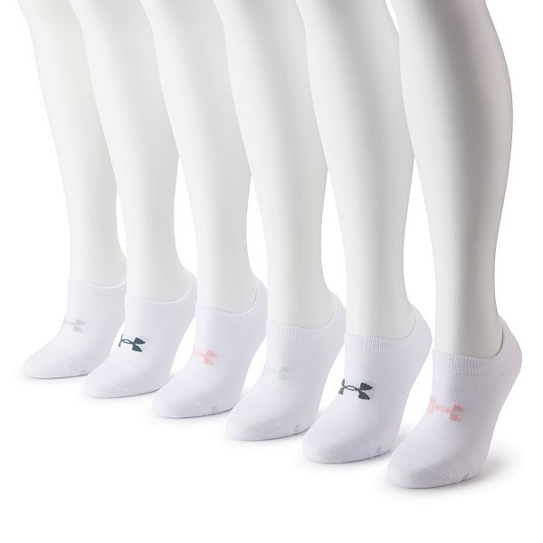 Women's Under Armour 6Pack Essential Lightweight No Show Socks