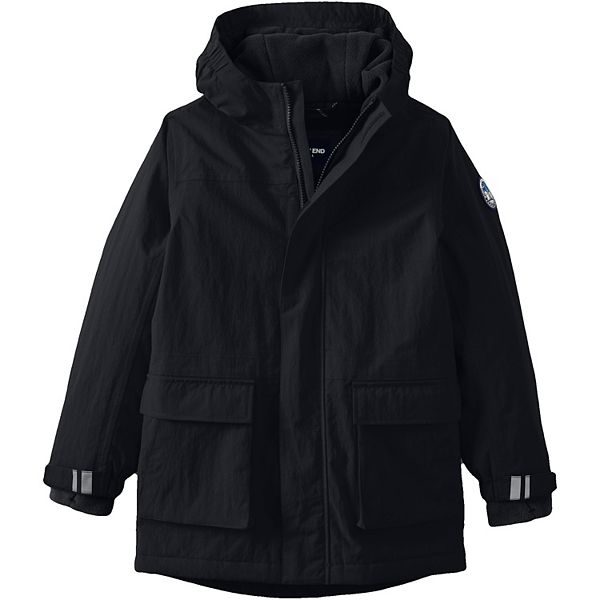 Lands End black 2024 jacket XS (2-4)