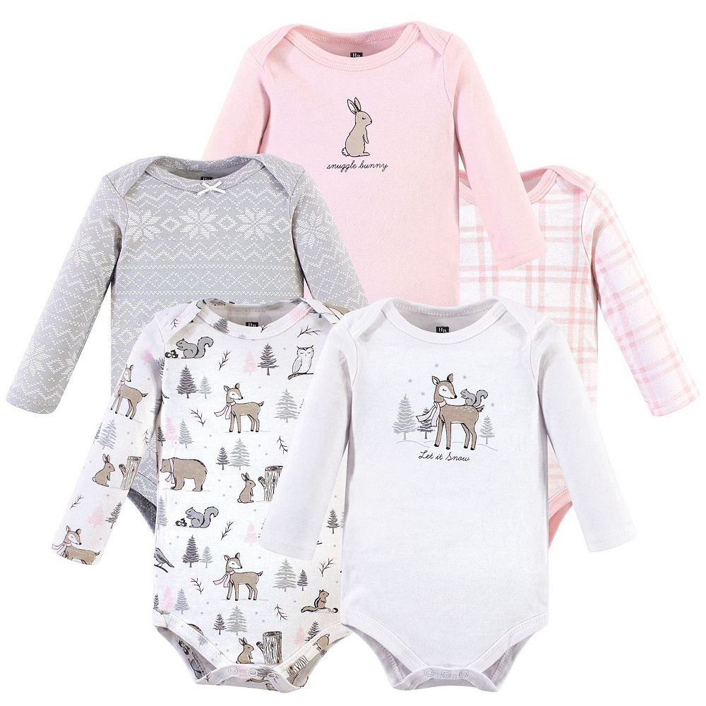 Autumn Arrival Baby Unisex Long Sleeves Solid Color bodysuit with Hat and Socks