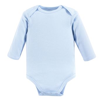 Luvable Friends Baby Boy Long-Sleeve Cotton Bodysuits 1 pk Blue