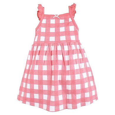 Hudson Baby Infant and Toddler Girl Cotton Dresses, Farm Animals