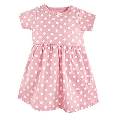 Hudson Baby Infant and Toddler Girl Cotton Dresses, Easter Eggs