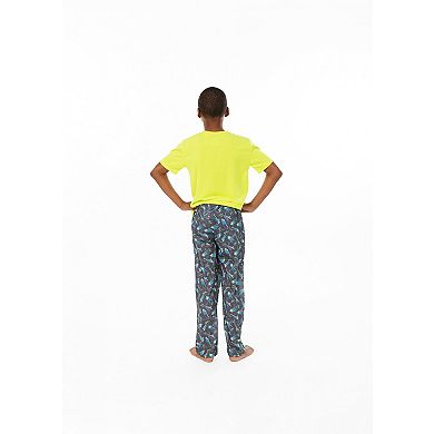 Sleep On It Boys 2-piece Short-sleeve Jersey Pajama Pants Set