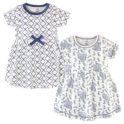 white christmas dresses Cotton Blue Stripe Short Sleeve Maxi Dress - All Dresses main image 0