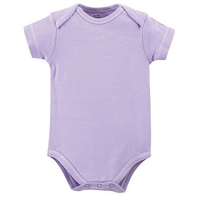 Touched by Nature Baby Girl Organic Cotton Bodysuits 5pk, Dragonfly