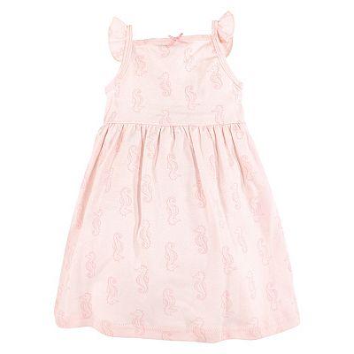 open lace back dress Mini Sloane Pastel Pink Dress For Girls main image 1