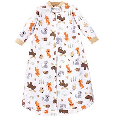 Infant Boy Long-sleeve Fleece Sleeping Bag, Woodland, 0-9 Months