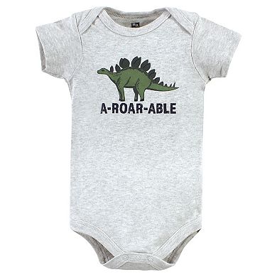 Hudson Baby Infant Boys Cotton Bodysuits, Dinomite Dude