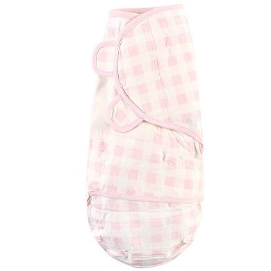 Hudson Baby Infant Girl Cotton Swaddle Wrap, Enchanted Forest