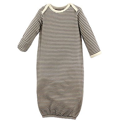 Touched by Nature Baby Boy Organic Cotton Gowns, Fox